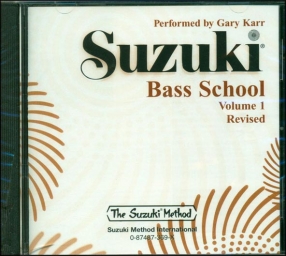 Suzuki Bass School - Volume 1 - CD Only (Rev. Edition)