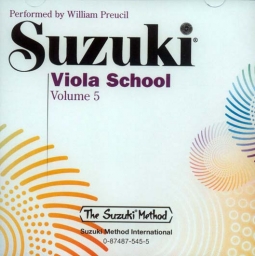 Suzuki Viola School - Volume 5 - CD Only (Rev. Edition)