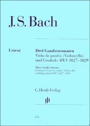 Bach - 3 Sonatas for Viola da Gamba, BWV 1027-1029 (HEN)