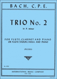 Bach C.P.E. - Trio No. 2 in A minor (INT)