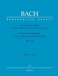 Bach - Concerto for 2 Violins in D minor, BWV 1043 - Score (BAR)