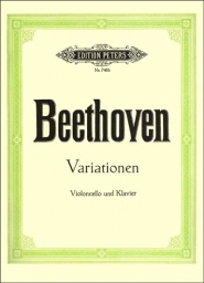 Beethoven - Variations for Cello and Piano (PET)