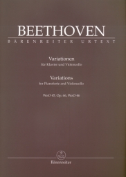 Beethoven - Variations for Cello and Piano (BAR)