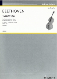 Beethoven - Sonatina for Cello in C minor WoO 43a (SCHOTT) Beethoven - Sonatina for Cello in C minor WoO 43a (SCHOTT)