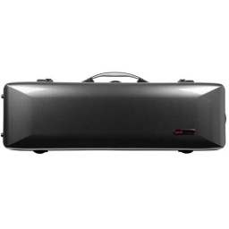 Bam Hightech Oblong  Violin Case Silver Carbon- 4/4