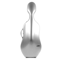 BAM La Defense Hightech Cello Case - Brushed Aluminium