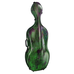 Accord Alphetta Cello Case - Green 3D