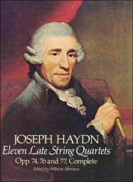 Haydn -  Late String Quartets Op. 74, 76 & 77 - Score (DOVER)