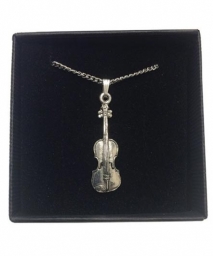 Pewter Violin Pendant