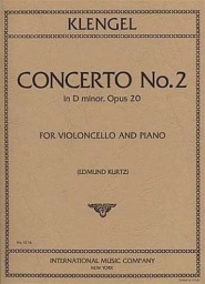 Concerto No. 2 in D minor, Op. 20 for Cello and Piano