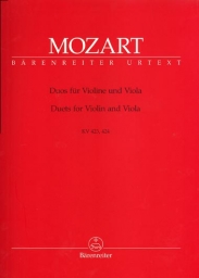 Mozart - Duets, KV 423, 424 for Violin and Viola (BAR)