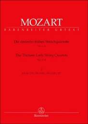 Mozart - The Thirteen Early String Quartets, Vol. 1 (BAR)