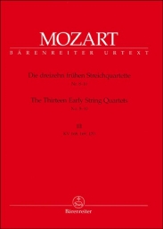 Mozart - The Thirteen Early String Quartets, Vol. 3 (BAR)