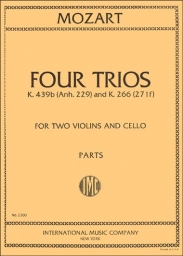 Mozart - Four Trios for Two Violins and Cello (INT)