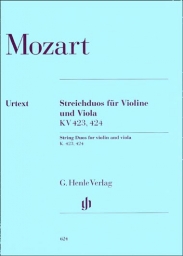 Mozart - Duets, KV 423, 424 for Violin and Viola (HEN)