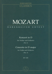 Concerto in D major No. 4, KV 218 for Violin and Orchestra