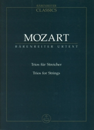 Mozart - Trios for Strings - Study Score (BAR)