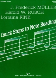 Quick Steps to Note Reading - Volume 3