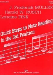 Quick Steps to Note Reading in the 3rd Position - Volume 4