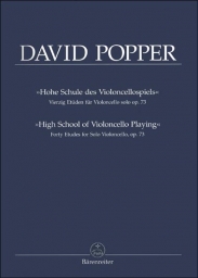 Popper - High School of Violoncello Playing, Op. 73 (BAR)