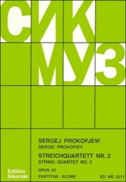 Prokofiev - String Quartet No. 2, Op. 92 - Score (SIK) Prokofiev - String Quartet No. 2, Op. 92 - Score (SIK)