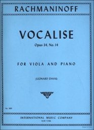 Rachmaninoff - Vocalise Op.34 No.14 for Viola (INT)