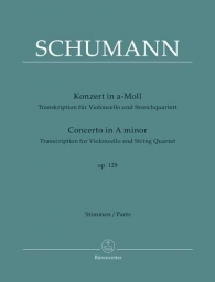 Schumann - Cello Concerto in A minor, Op. 129 (String quartet)