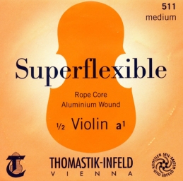 Cuerda Superflexible, violín - La - medium - 1/2