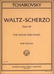 Waltz Scherzo Op.34 for Violin and Piano