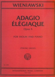 Adagio Elegiaque, Opus 5