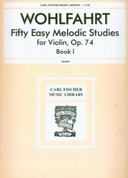 Wohlfahrt - 50 Easy Melodious Studies, Op. 74 - Book 1