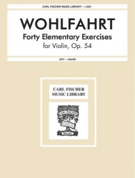 Wohlfahrt - 40 Elementary Studies, Op. 54