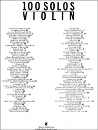 100 Solos for Violin