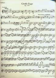 Beethoven - Great Fuge for String Quartet Op. 133 (BAR)