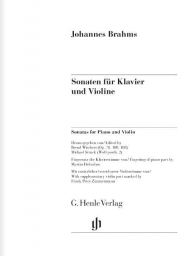 Brahms - Sonatas for Violin and Piano (HEN)