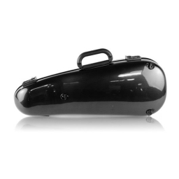 Bam Hightech Overhead Violin Case - Black Carbon Look