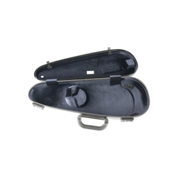 Bam Hightech Overhead Violin Case - Silver Carbon