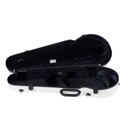 Bam Hightech Contoured Viola Case - White