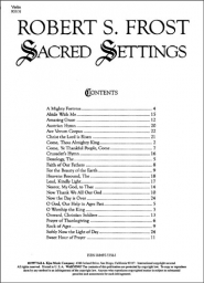 Sacred Settings - Violin