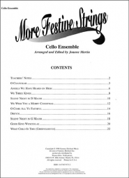 More Festive Strings - Cello Ensemble