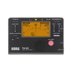 Korg TM-60C - Black - With Contact Mic