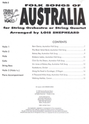 Folk Songs of Australia - Violin 2