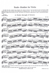 Scale Studies for the Violin