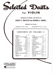 Selected Duets for Violin Vol.II (First Position - Advanced)