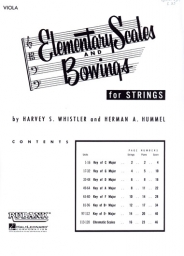 Elementary Scales and Bowings for Strings Viola (Rubank)