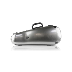 Bam Hightech Overhead Violin Case - Silver Carbon