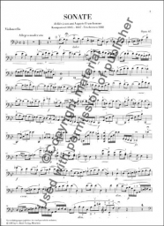 Sonata for Piano and Violoncello in g minor op.65