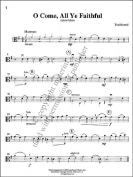 Music for Three Intermediate (Viola) - Christmas