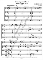 Prokofiev - String Quartet No. 2, Op. 92 - Score (SIK) Prokofiev - String Quartet No. 2, Op. 92 - Score (SIK)