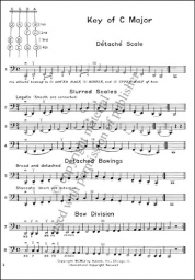 Elementary Scales and Bowings for Strings